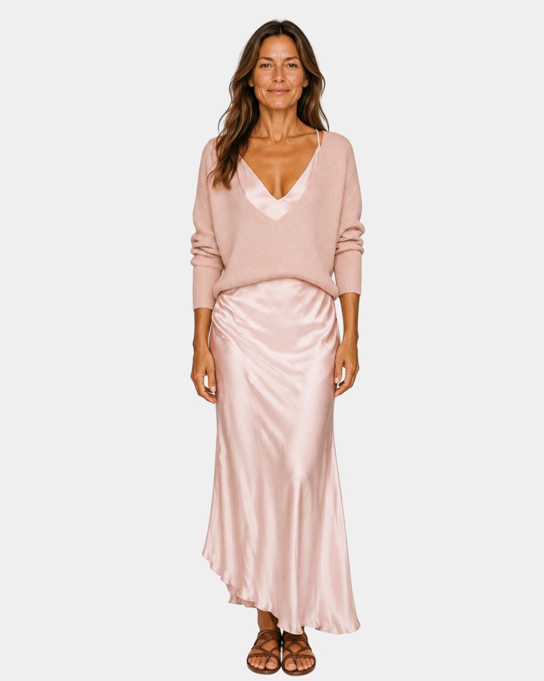 Bérénice | Jurk met blouse-look