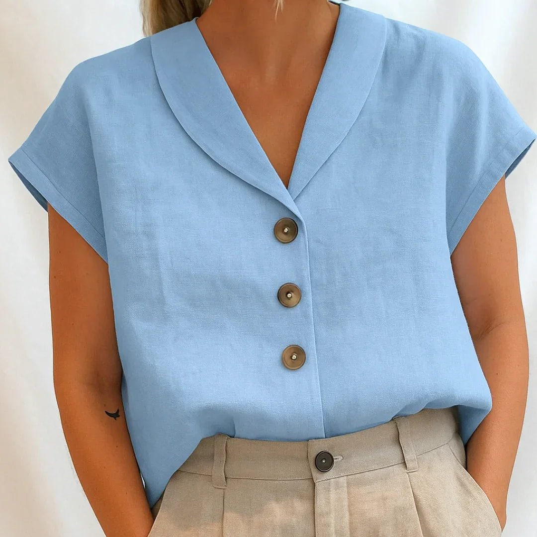 Manone | Luchtige zomerblouse van voile