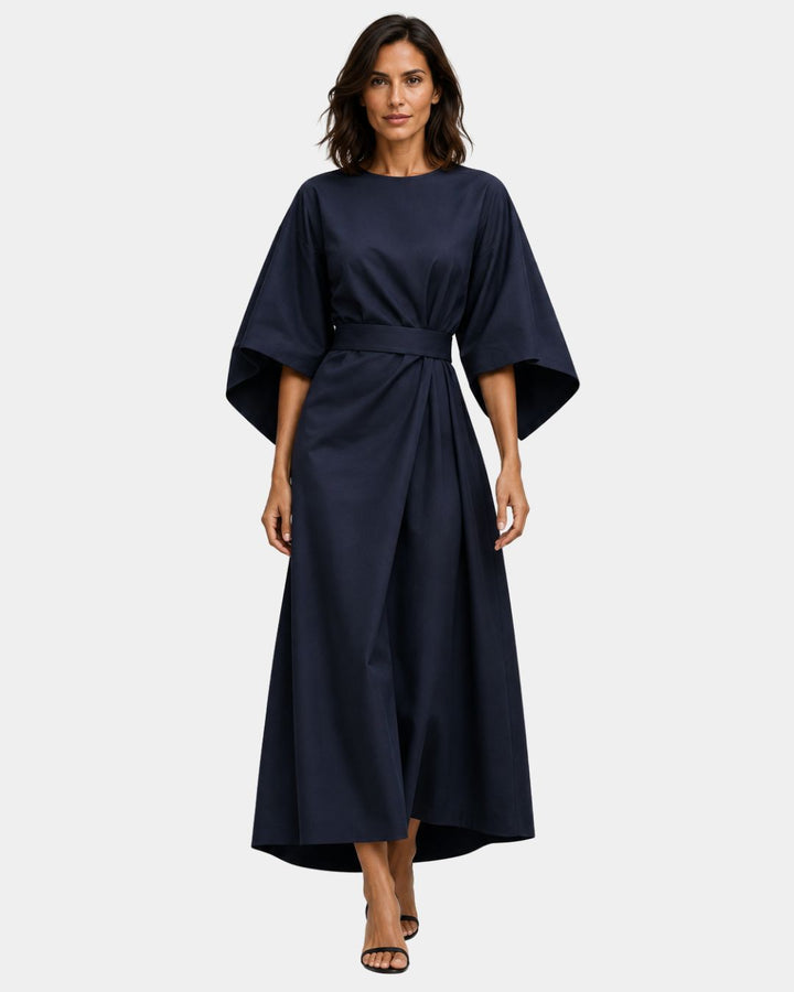 Ariane | Maxi-jurk met kimonomouwen