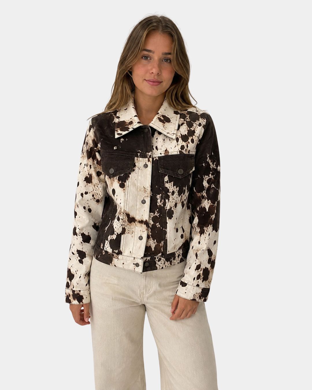Belléa | jas met koeienprint