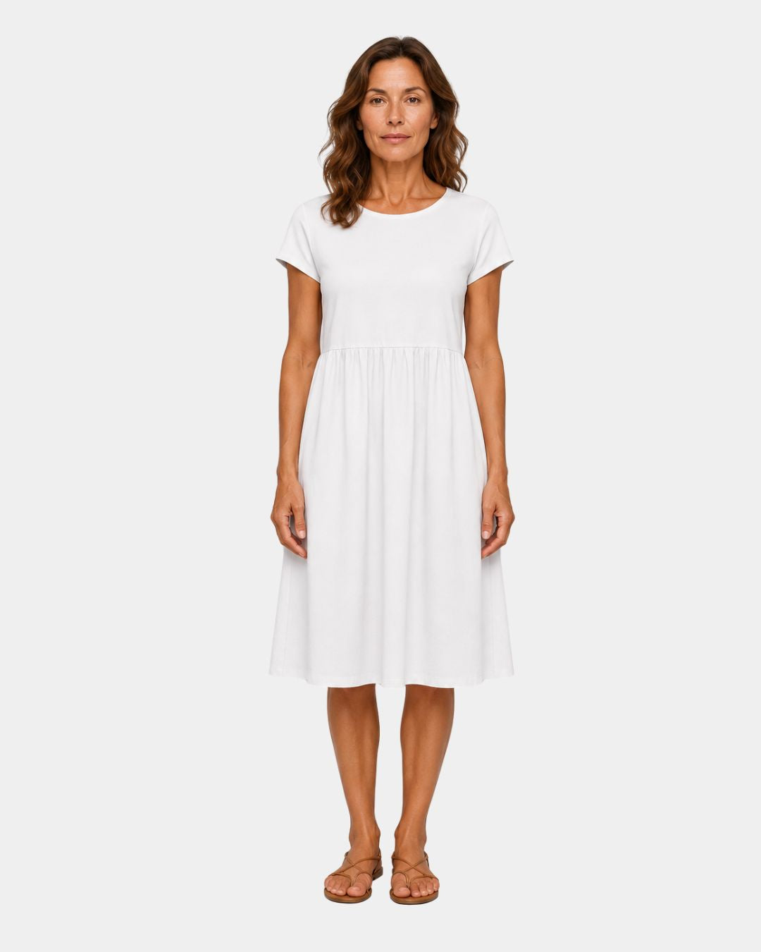 Sage | casual chique jurk