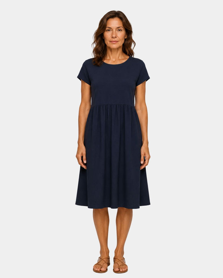 Sage | casual chique jurk