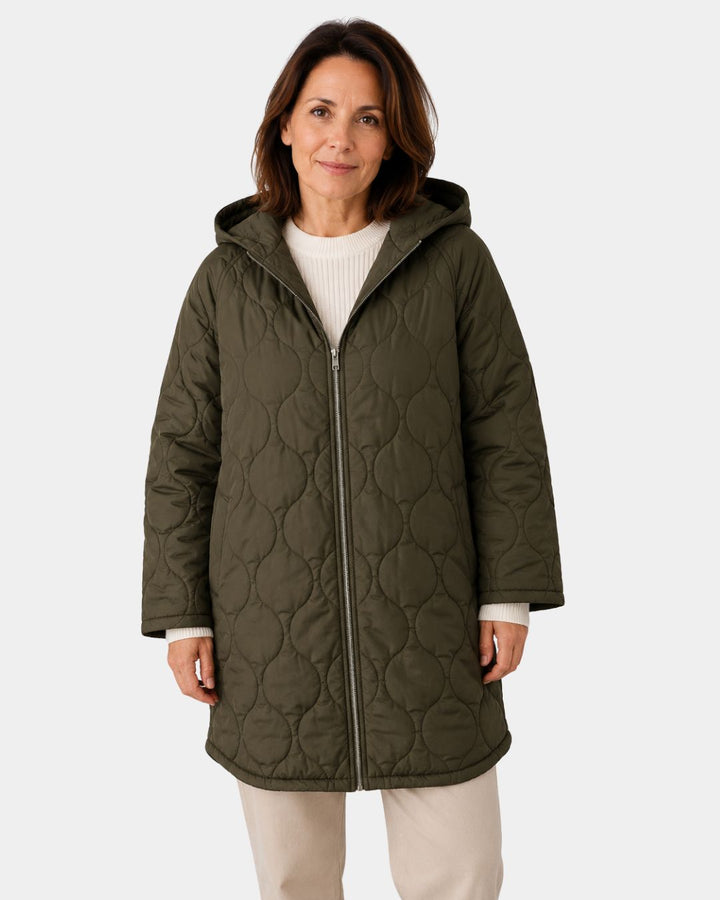 Marélys | oversized gewatteerde jas voor dames