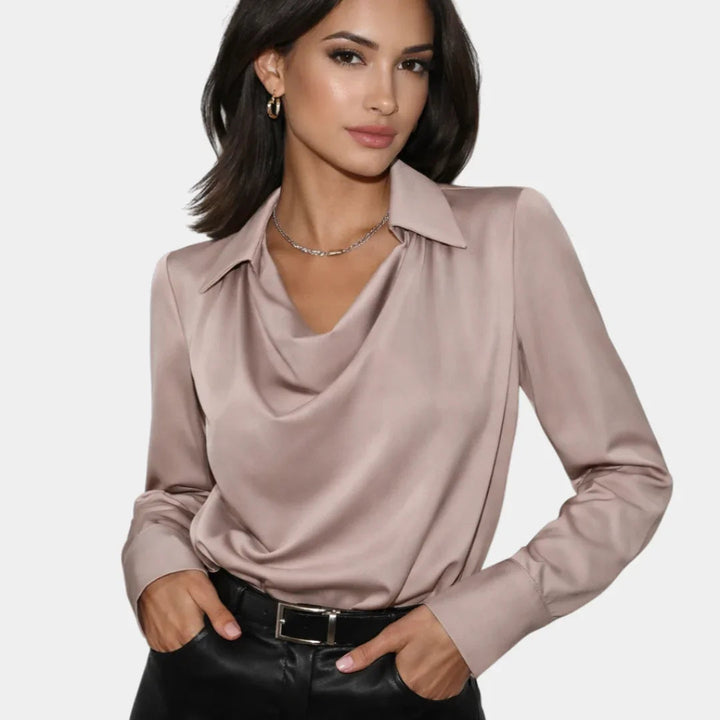 Sophie | Satijnen blouse