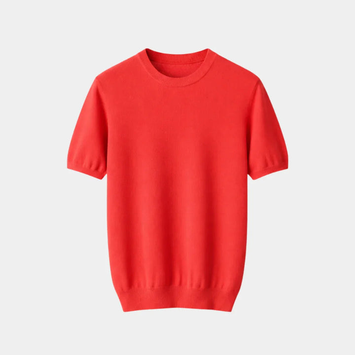 Florian | T-shirt met kasjmierlook
