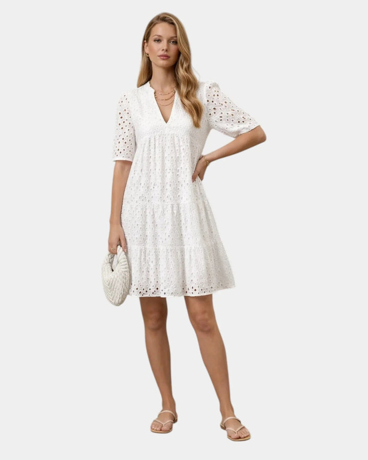 Garance | jurk mini geborduurde