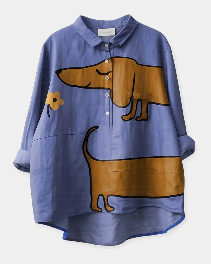 Jade | Tijdloze blouse met print