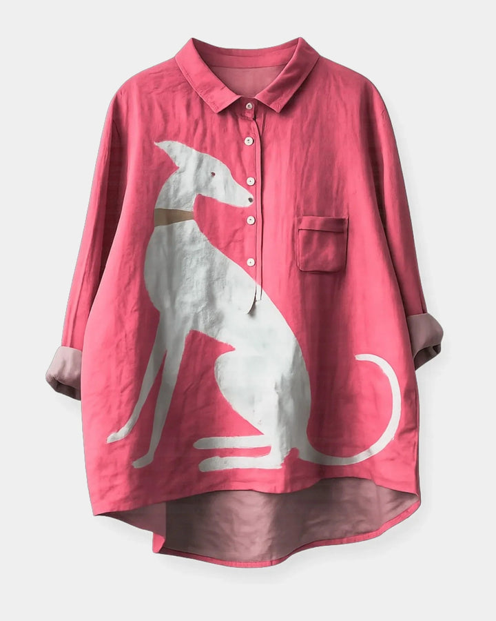Jade | Tijdloze blouse met print