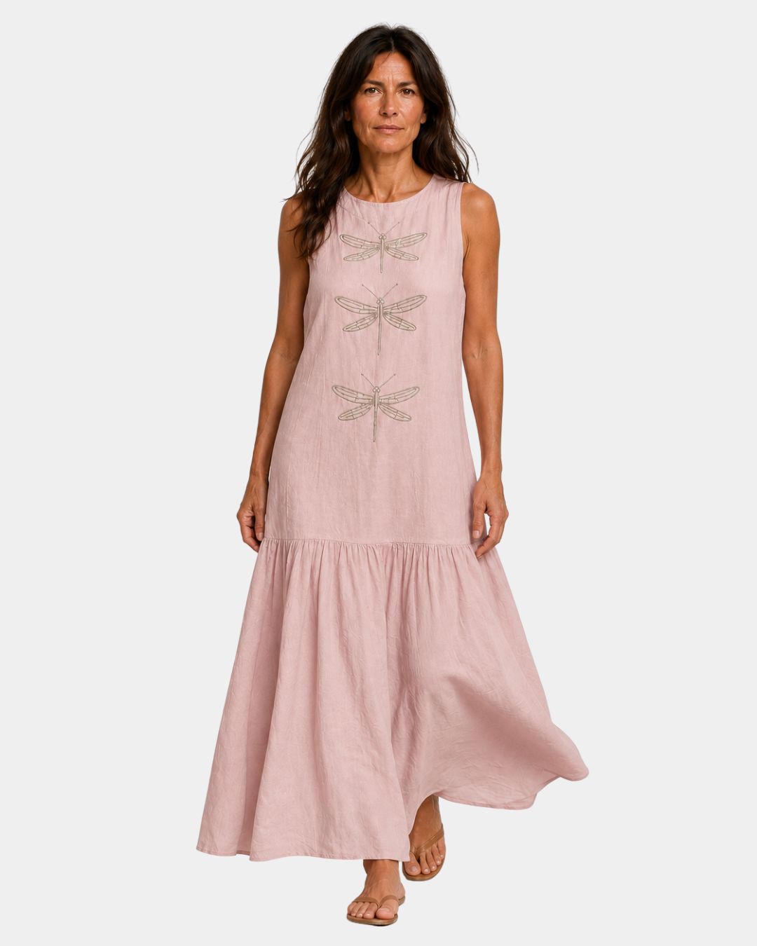 Joachine | Mouwloze maxi-jurk