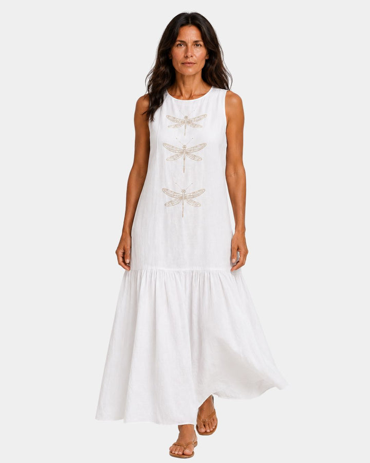 Joachine | Mouwloze maxi-jurk