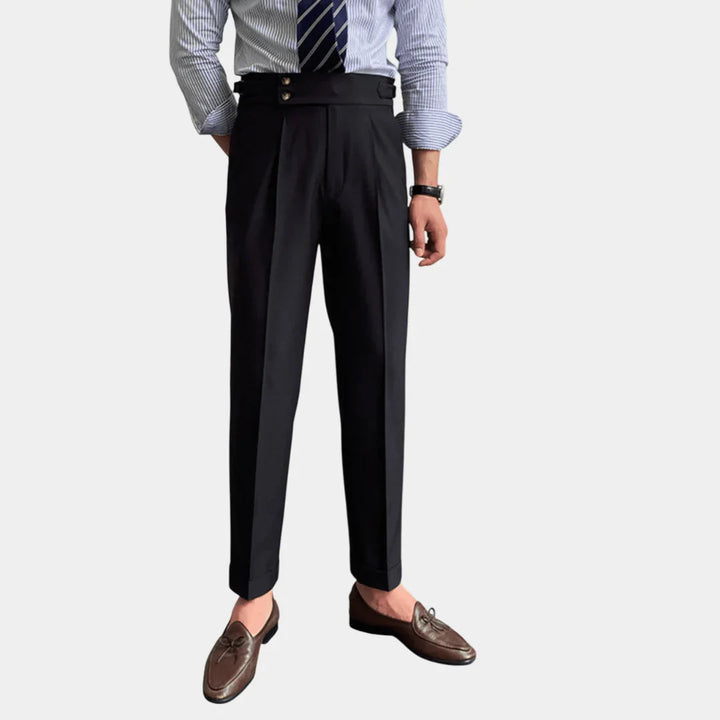 Edward | Elegante broek met hoge taille