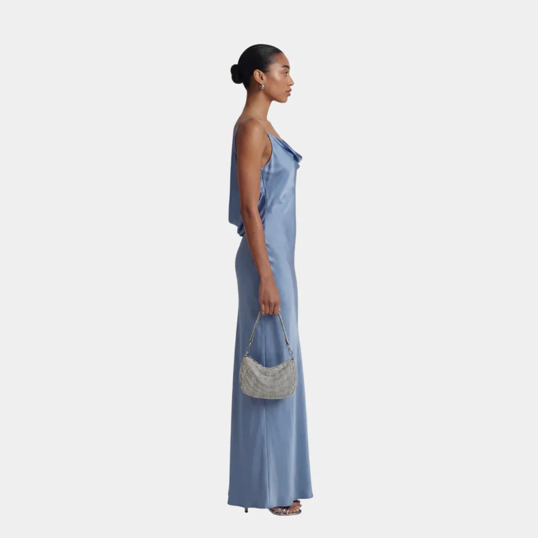 Philippine | Satijnen maxi-jurk voor dames