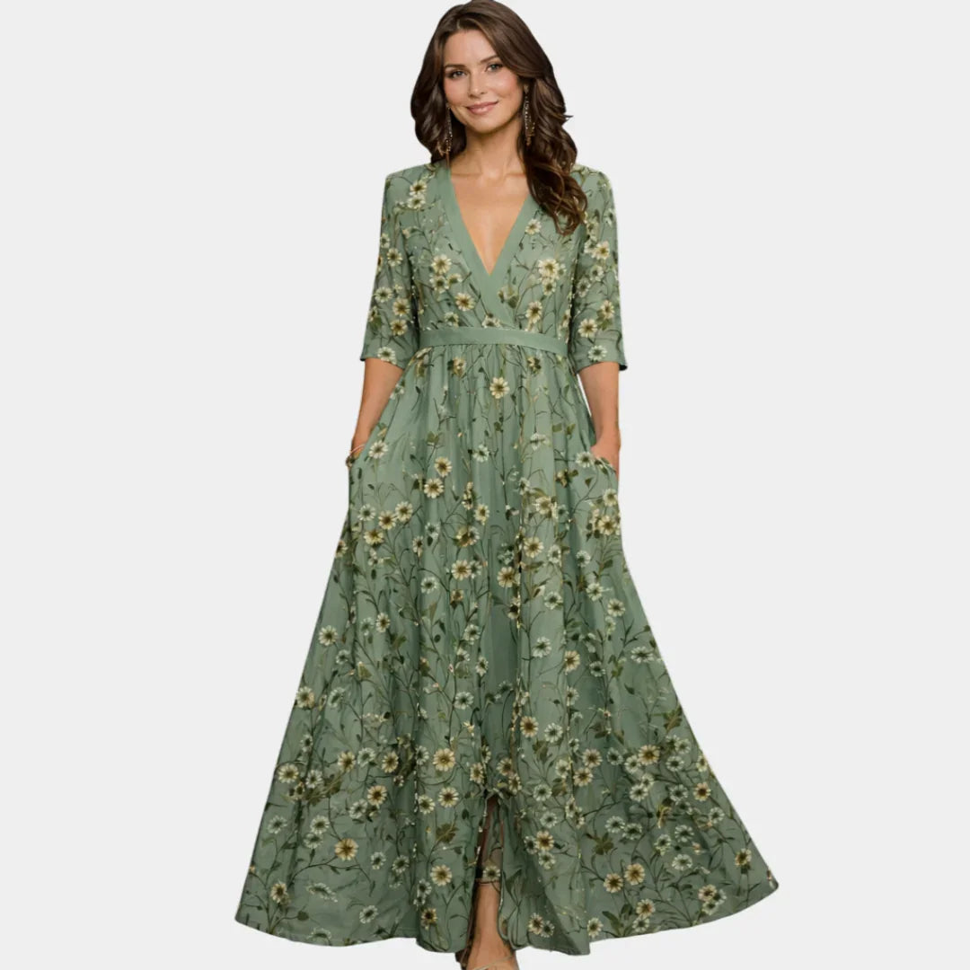 Amélie | Elegante maxi-jurk