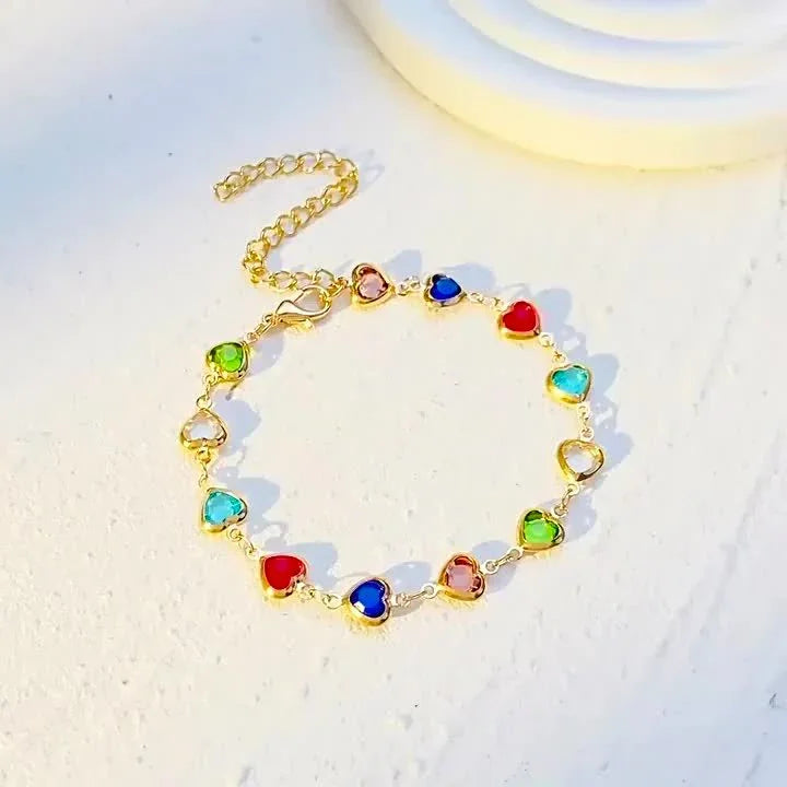 Elle | Unieke hartvormige armband