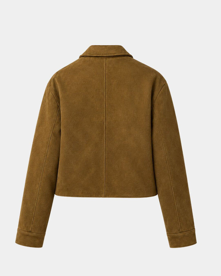 Floréanne | elegante casual jas met Franse kraag en lange mouwen