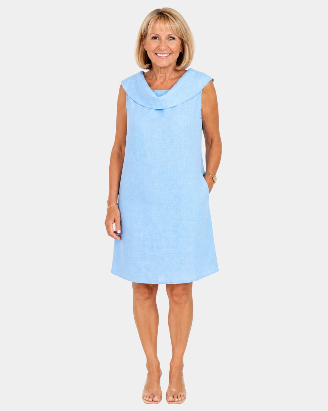 Hildegarde | jurk elegante zonder mouwen