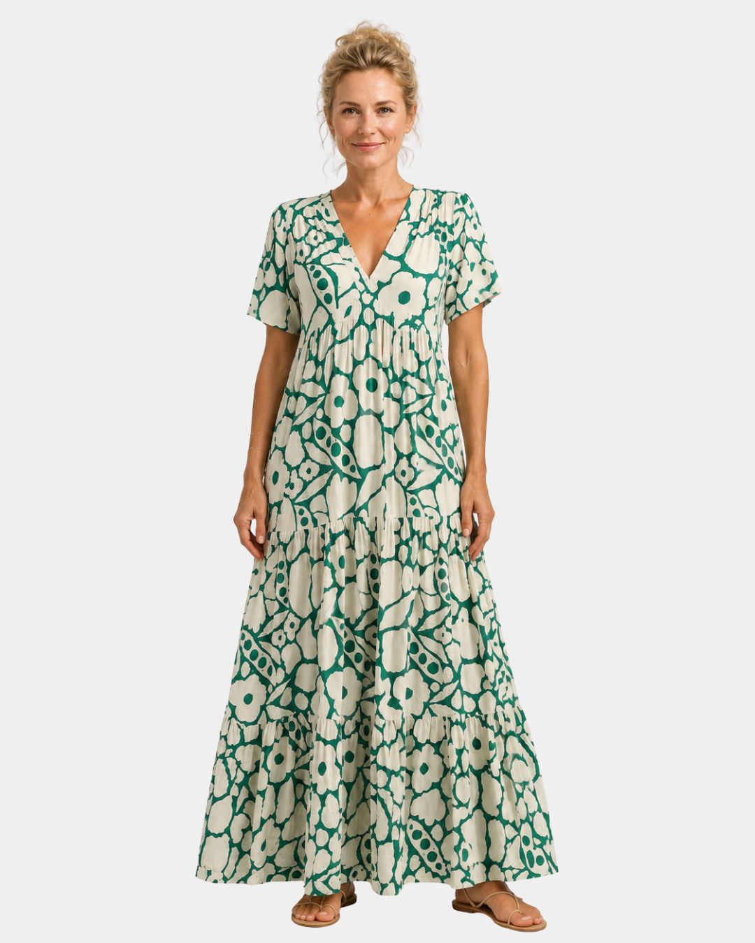 Achilde | bloemige maxi-jurk