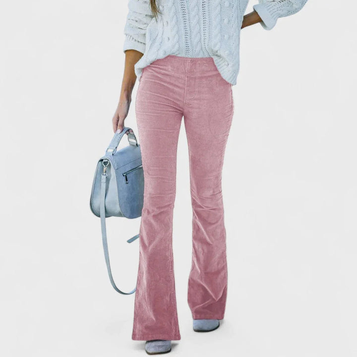 Chloé | uitlopende broek van corduroy fluweel