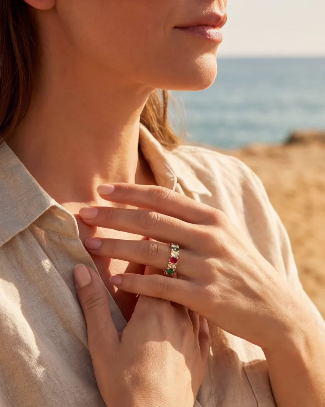 Carole | Ring met stenen
