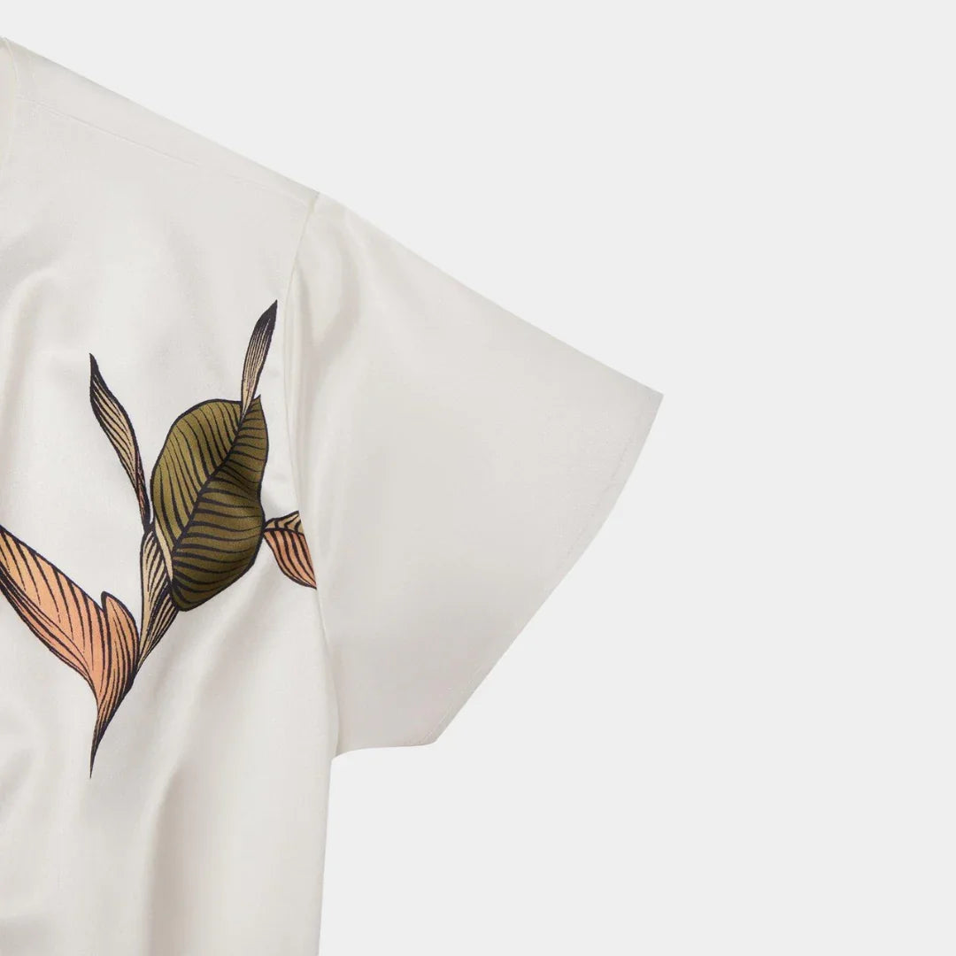 Agathe | Elegante wikkeljurk met bloemenprint
