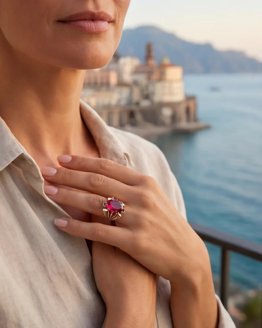 Livia | ring saphir