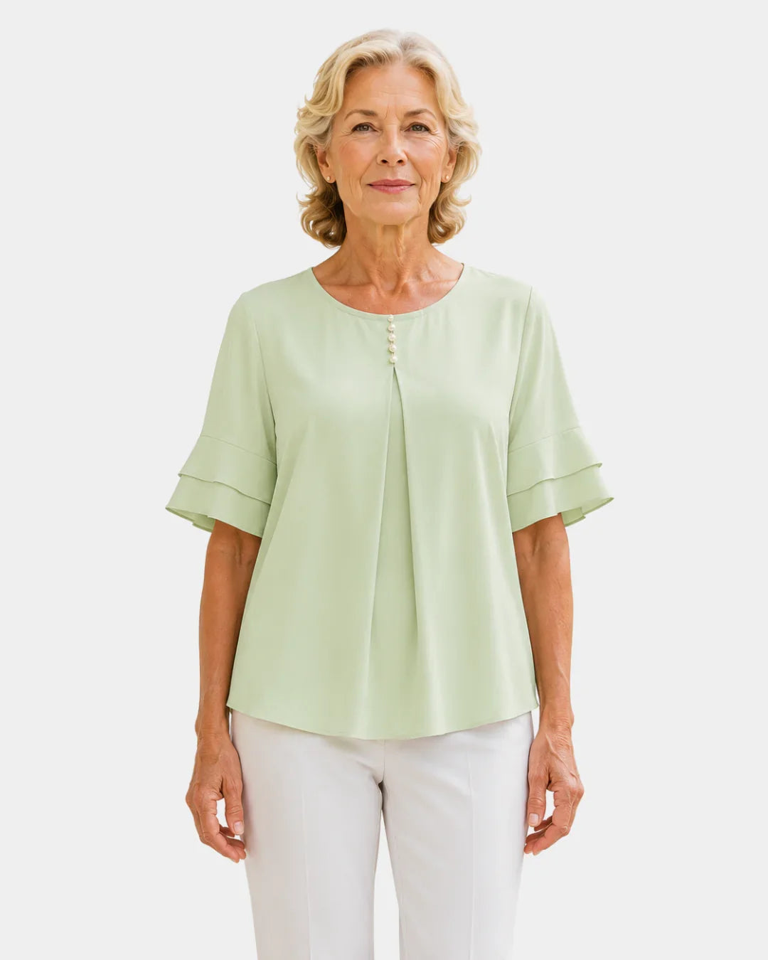 Hadelinde | Elegante blouse met knopen