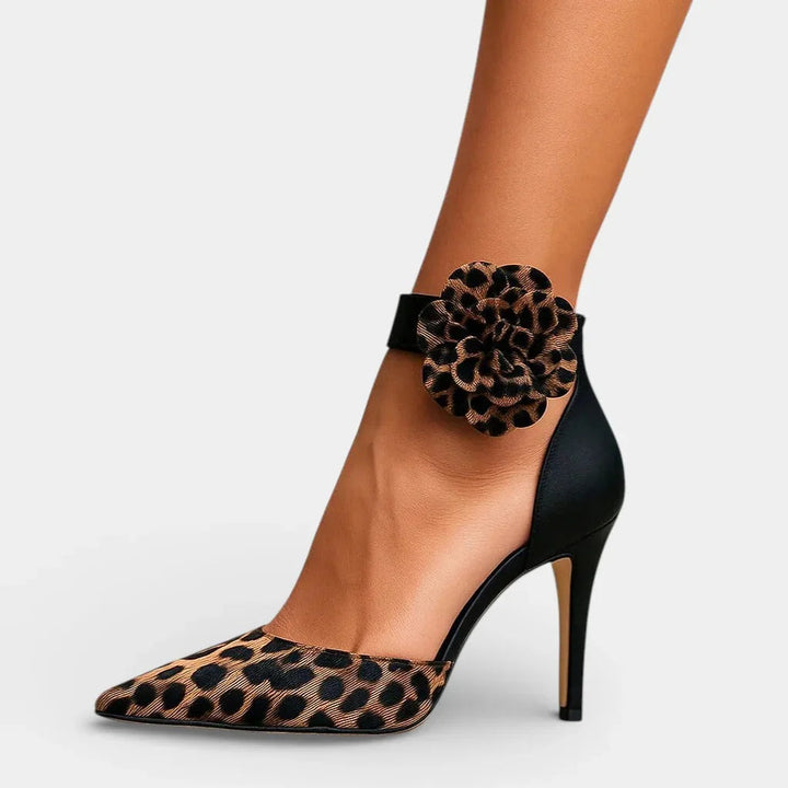 Angela | Elegante bloemige hakken
