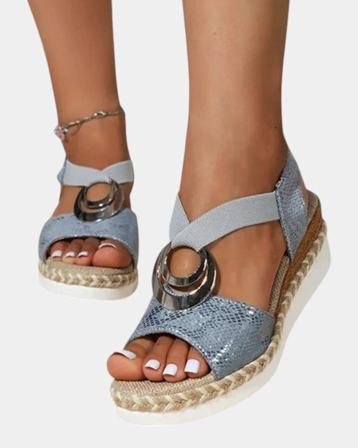 Oana | elegante plateausandalen