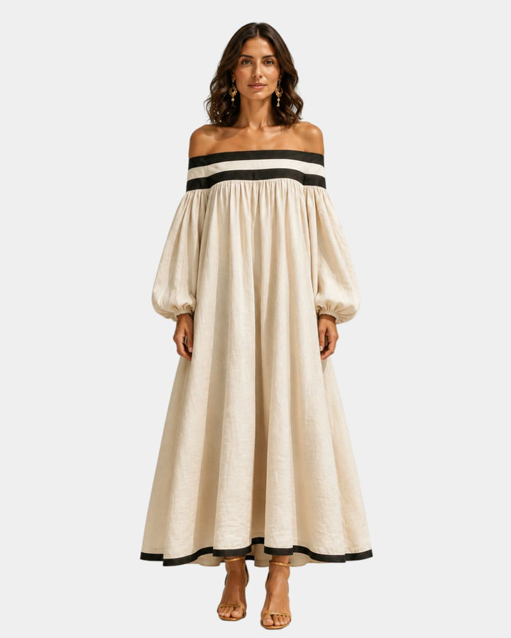 Cindy | Maxi-jurk met blote schouders