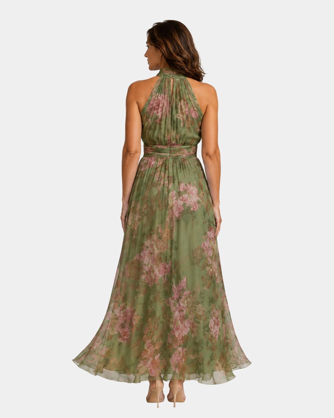 Maïa | Elegante lange jurk met bloemenprint