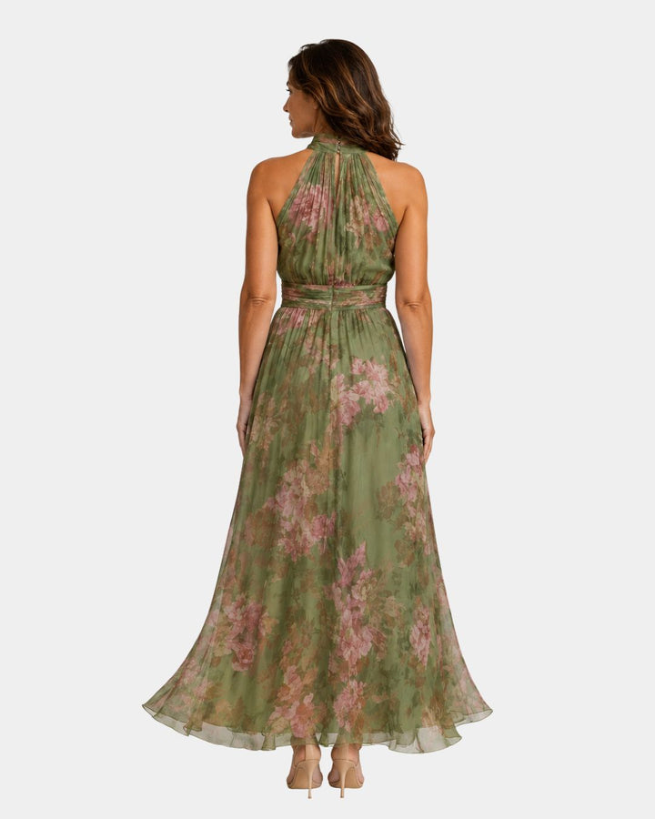 Maïa | Elegante lange jurk met bloemenprint