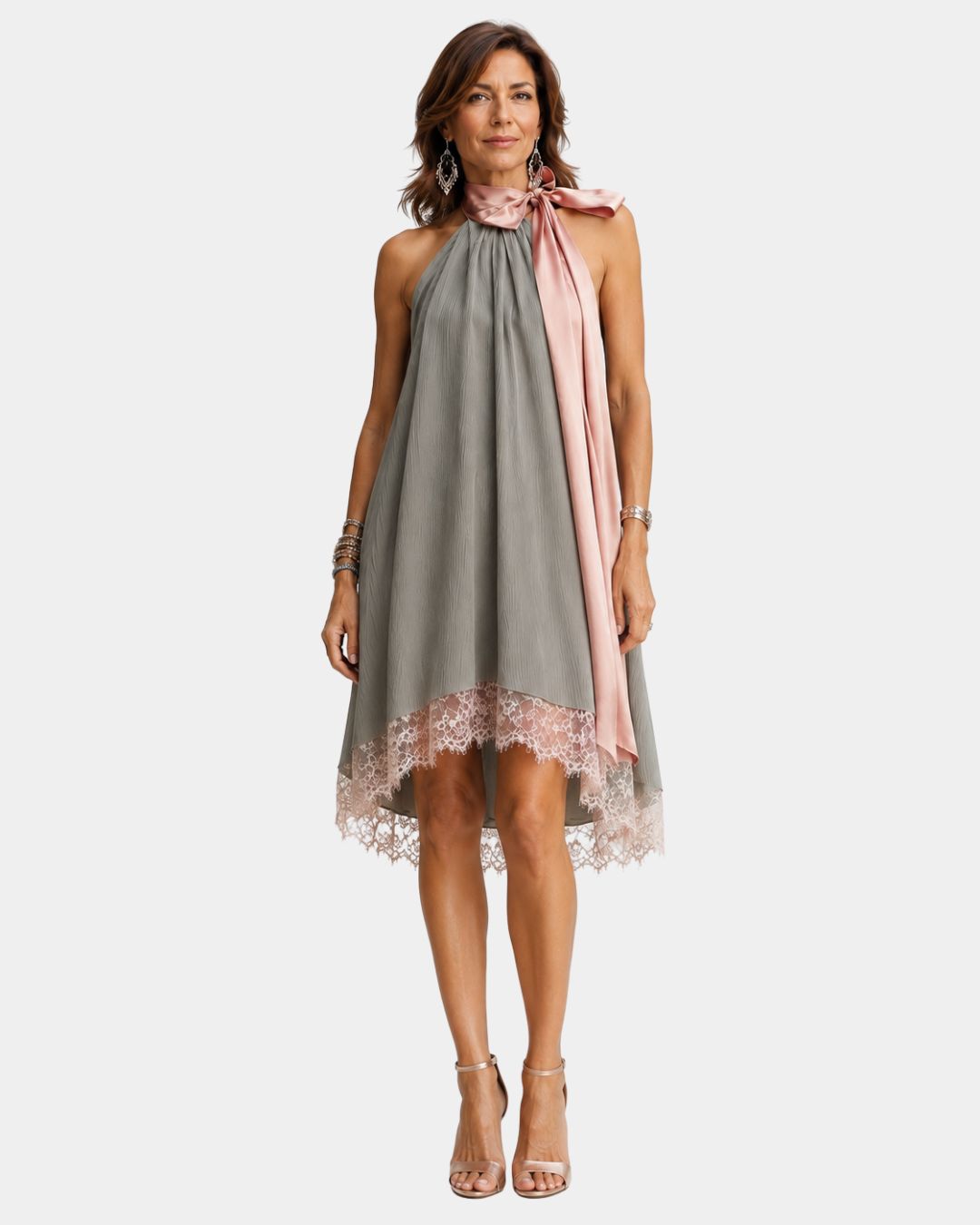 Arsinoée | jurk met nœud elegant