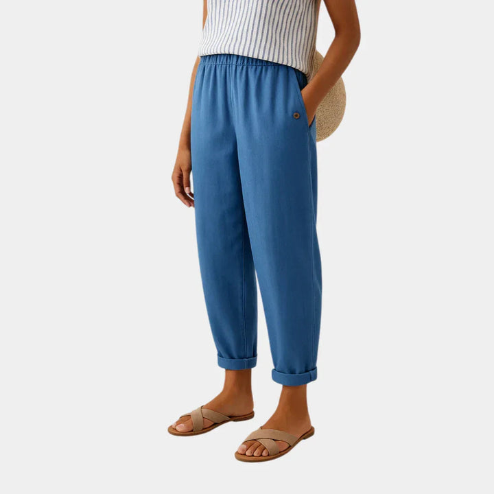 Florence | comfortabele linnen look broek