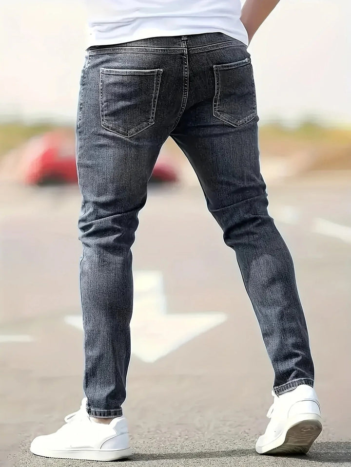 Alex | Trendy gescheurde slim-fit jeans
