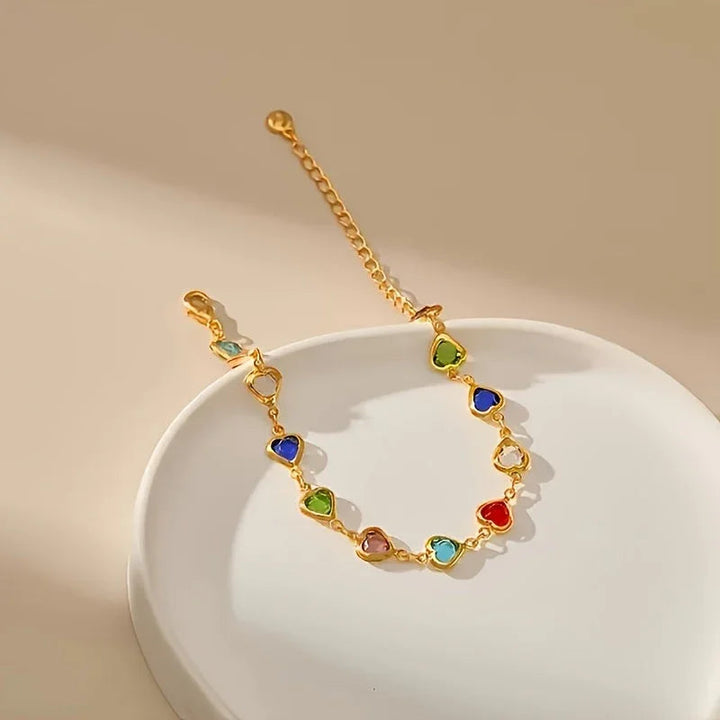 Elle | Unieke hartvormige armband
