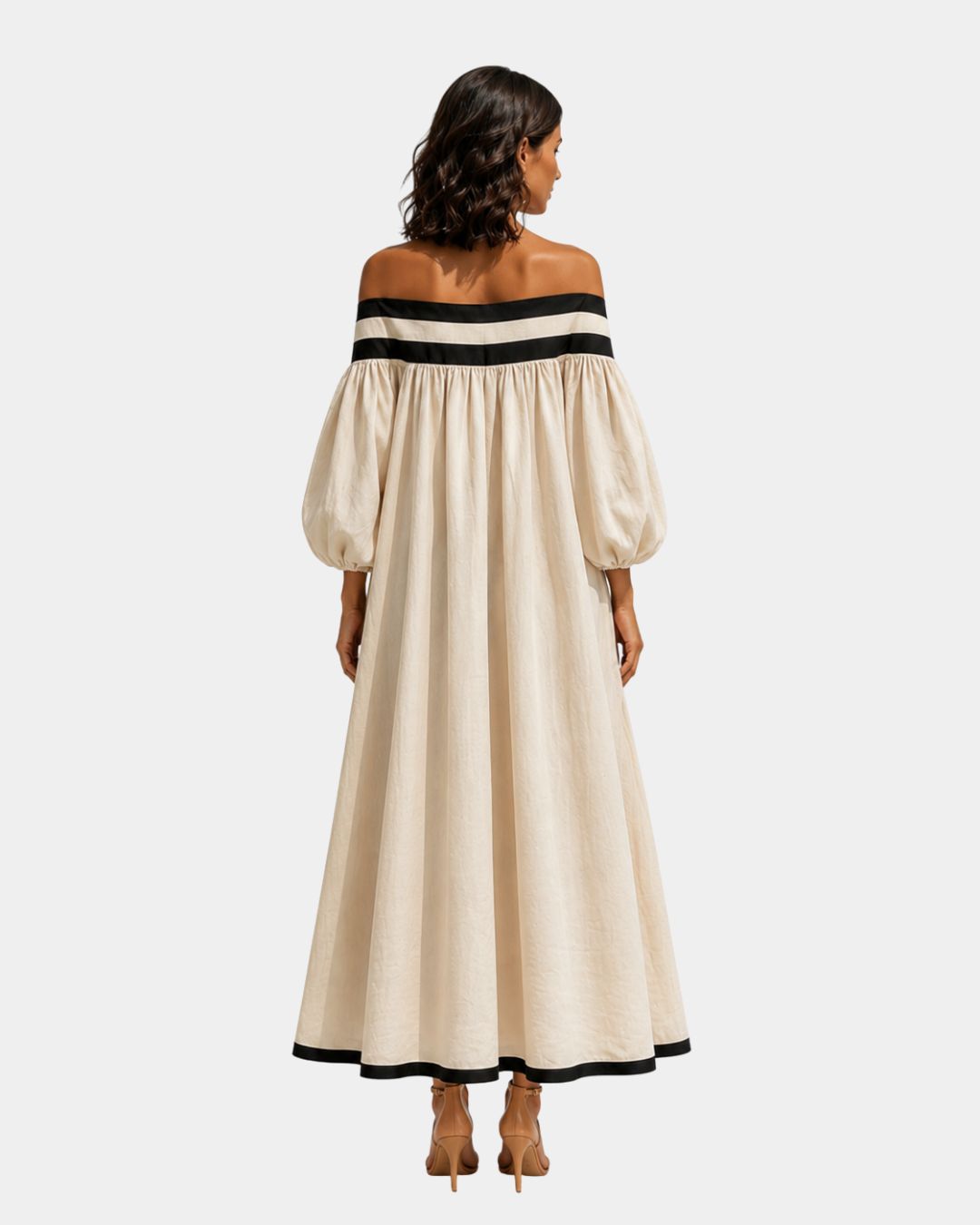 Cindy | Maxi-jurk met blote schouders