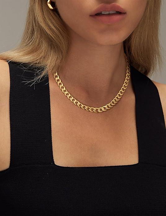 Léa | ketting rond gouden