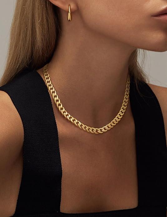 Léa | ketting rond gouden
