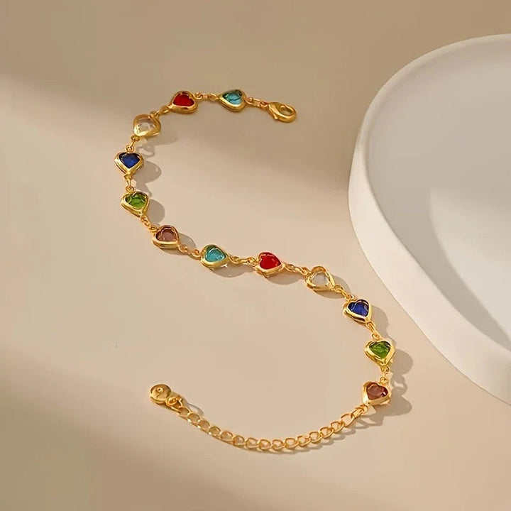 Elle | Unieke hartvormige armband