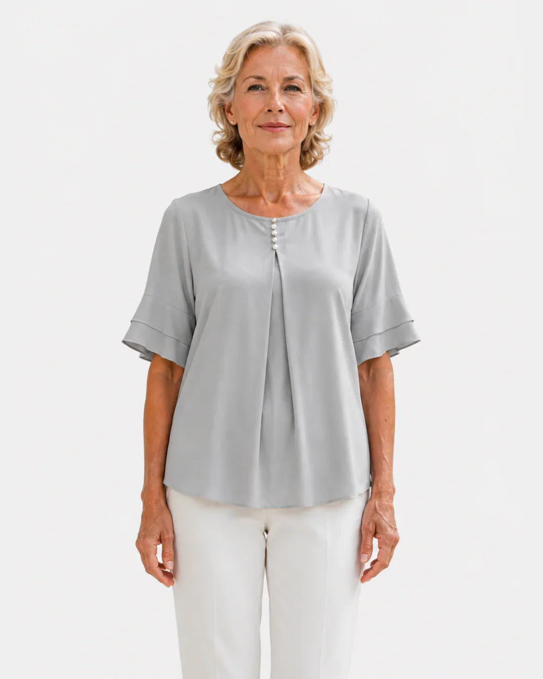 Hadelinde | Elegante blouse met knopen