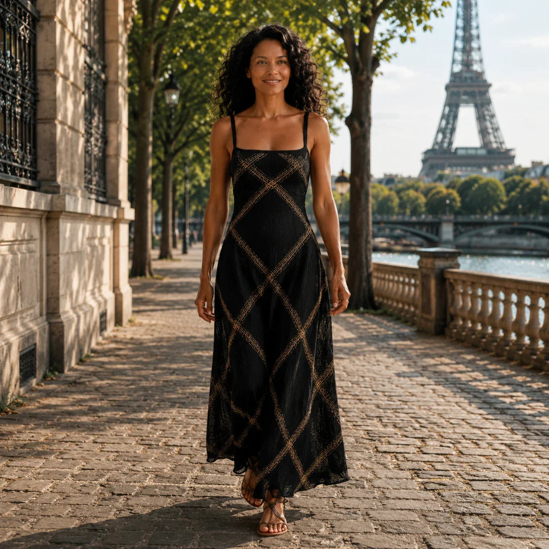 Auphais | Casual lange jurk