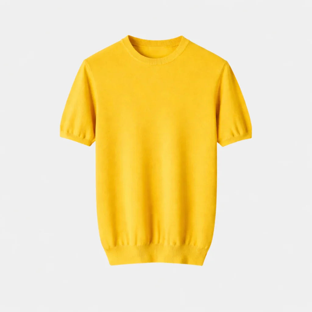 Florian | T-shirt met kasjmierlook