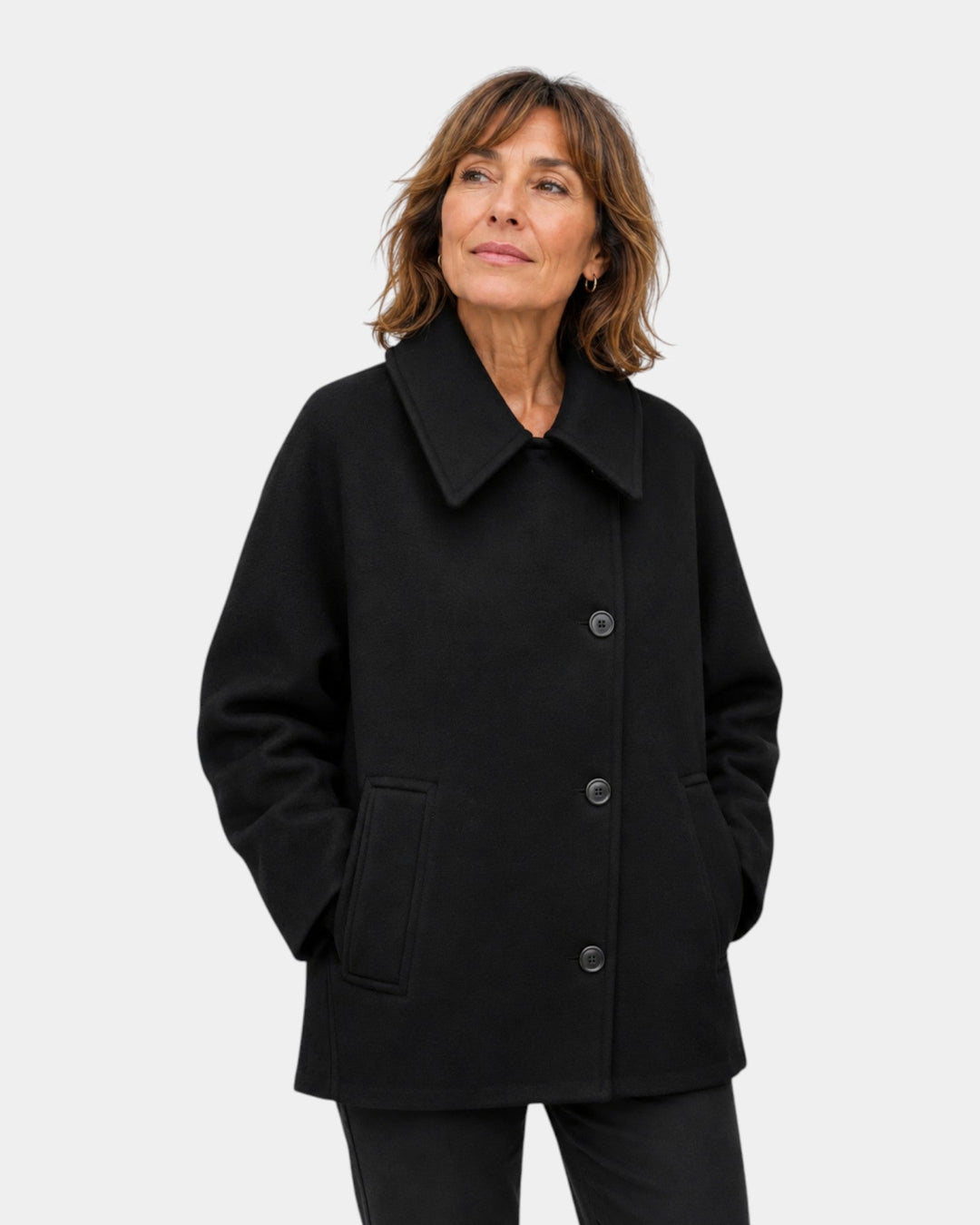 Harmélia | elegante korte mantel