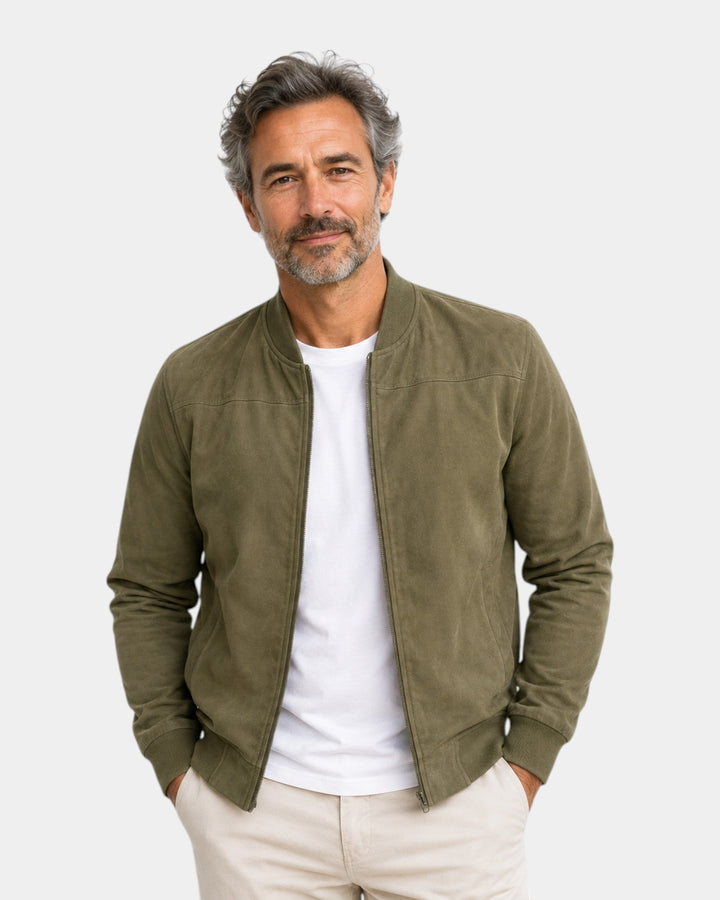 Adrian | Premium suède bomberjack