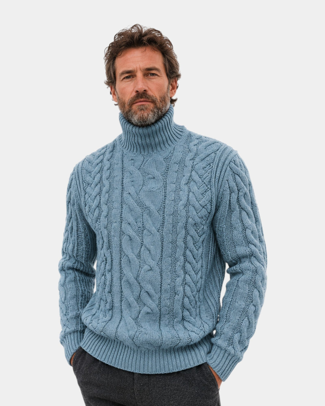 Harald | Vintage trui met kabelmotief