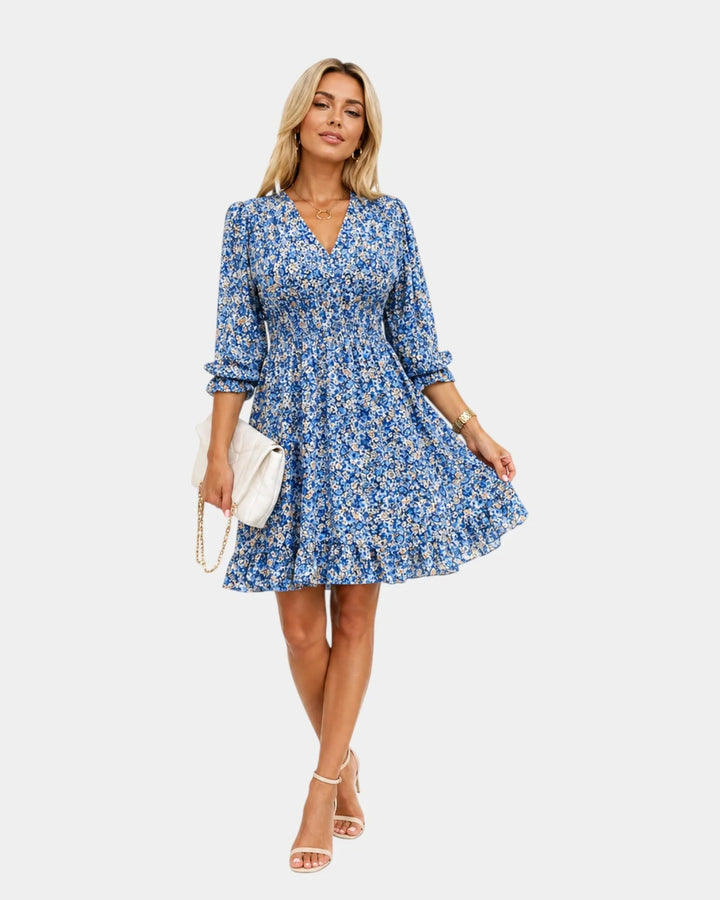 Adraste | elegante bloemenjurk
