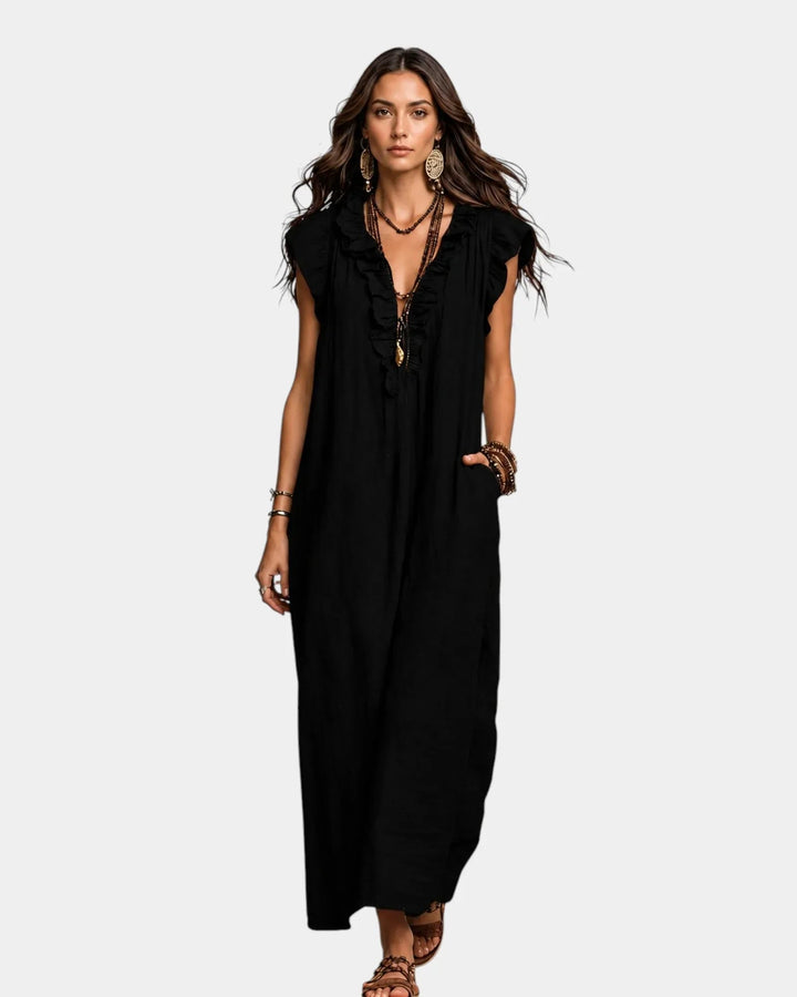 Prisca | Lange jurk