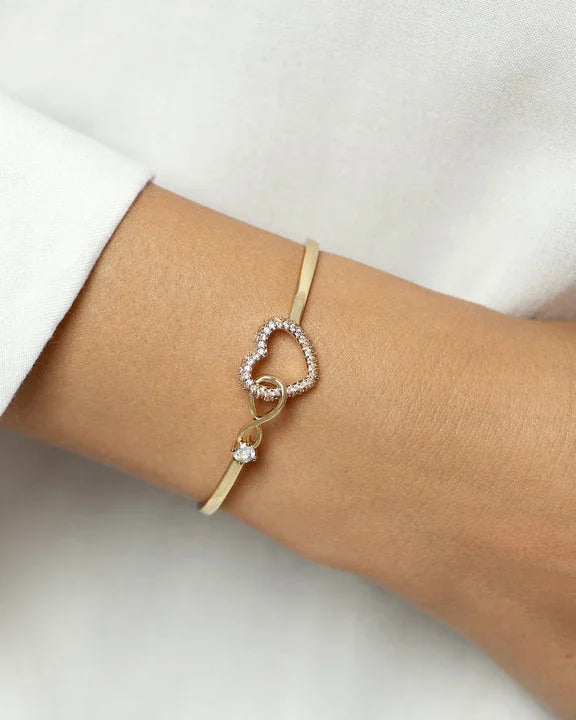 Aramburge | Infinity-hart armband