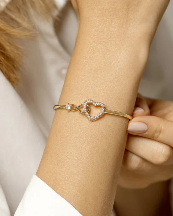 Aramburge | Infinity-hart armband