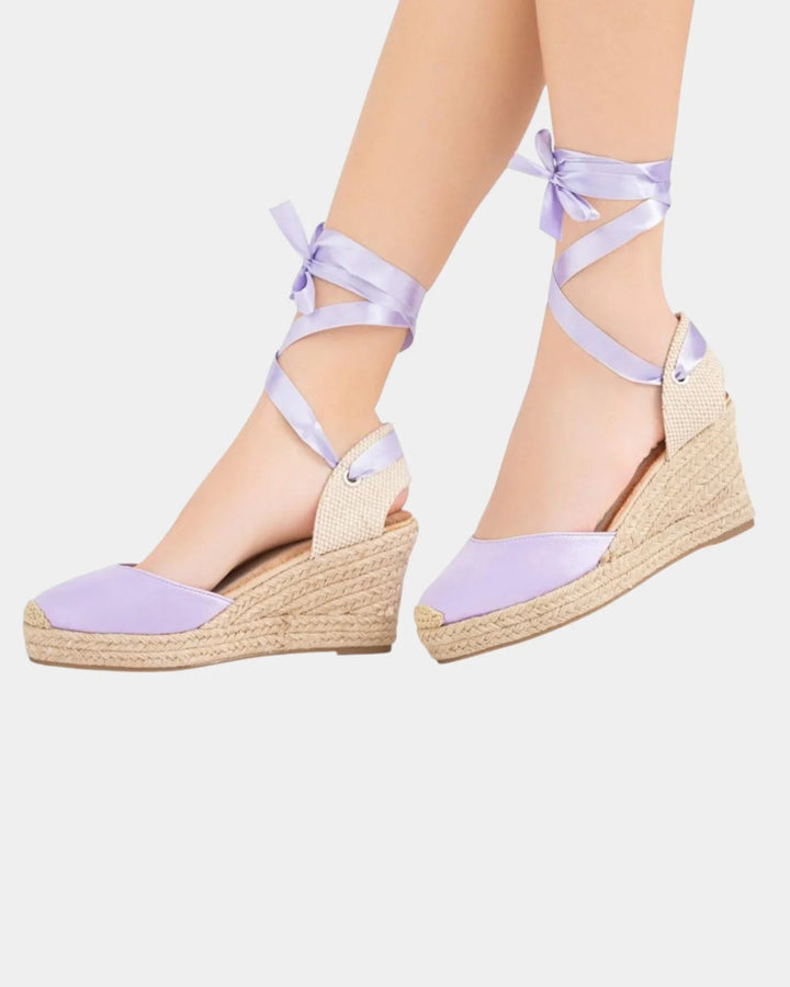 Denise | Espadrilles met hoge hak